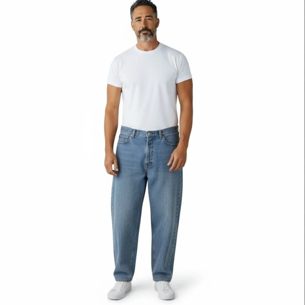 LEVI’S Men’s 560 Relaxed Blue Jeans Classic American Style sz 44 dad Jean baggy